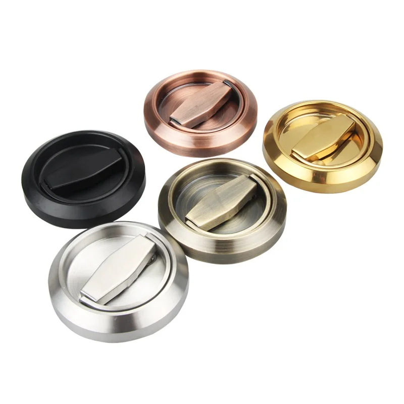 304 Stainless Steel Recessed Invisible Ring Handle Privacy Hidden Door