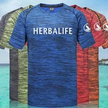 Футболка Herbalife мужской, с круглым воротником, короткий рукав, камуфляжный стиль, для пары, Спортивная, для фитнеса, для квадратного танца, быстросохнущая футболка