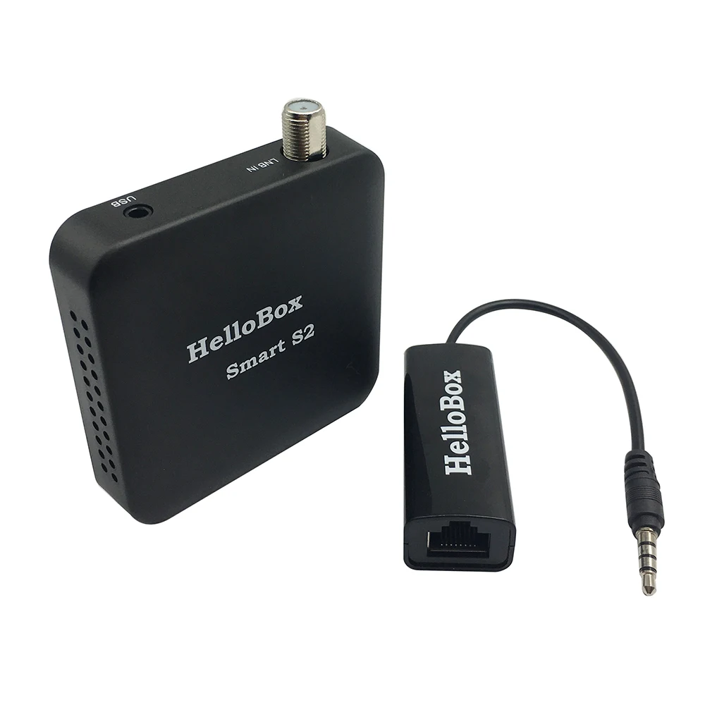 Hellobox Smart S2 Satfinder воспроизводит спутниковые ТВ-каналы на смартфоне планшете через приложение WiFi DVB плеер Smart Satellite Finder