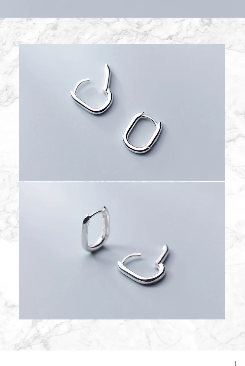 Trustdavis, 925 пробы, серебряные кольца, геометрические серьги-манжеты для ушей, клипсы для женщин, без пирсинга, модные серьги, ювелирные изделия DA421