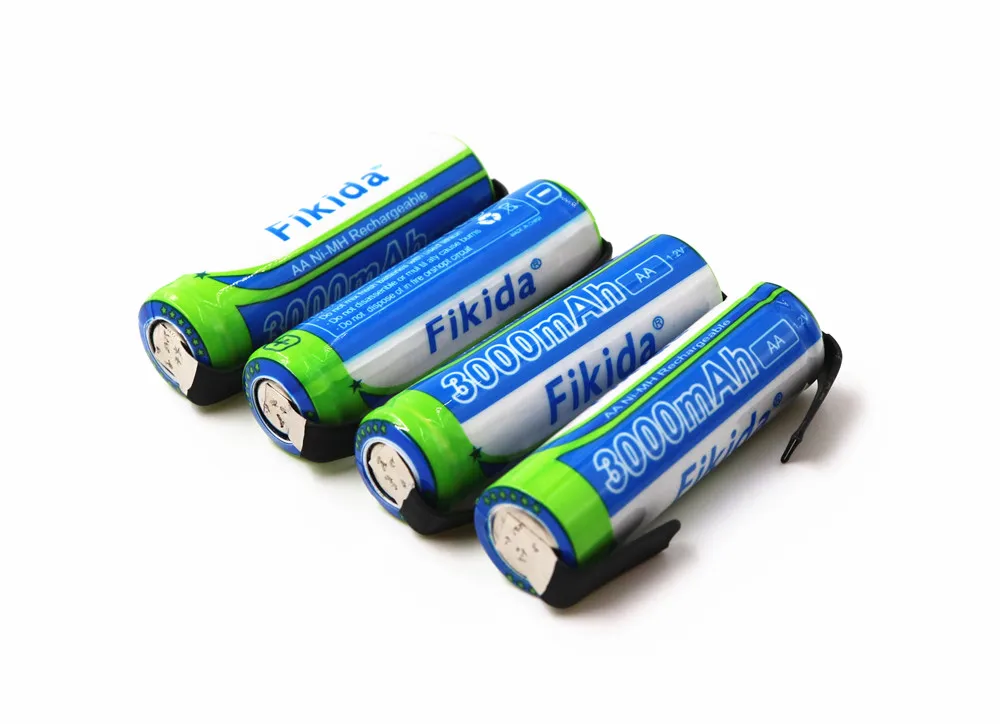 lote 2-10 шт AA 3000mAh 1,2 V Quanlity аккумуляторная батарея Ni-MH 1,2 V аккумуляторная батарея 2A Baterias Bateria