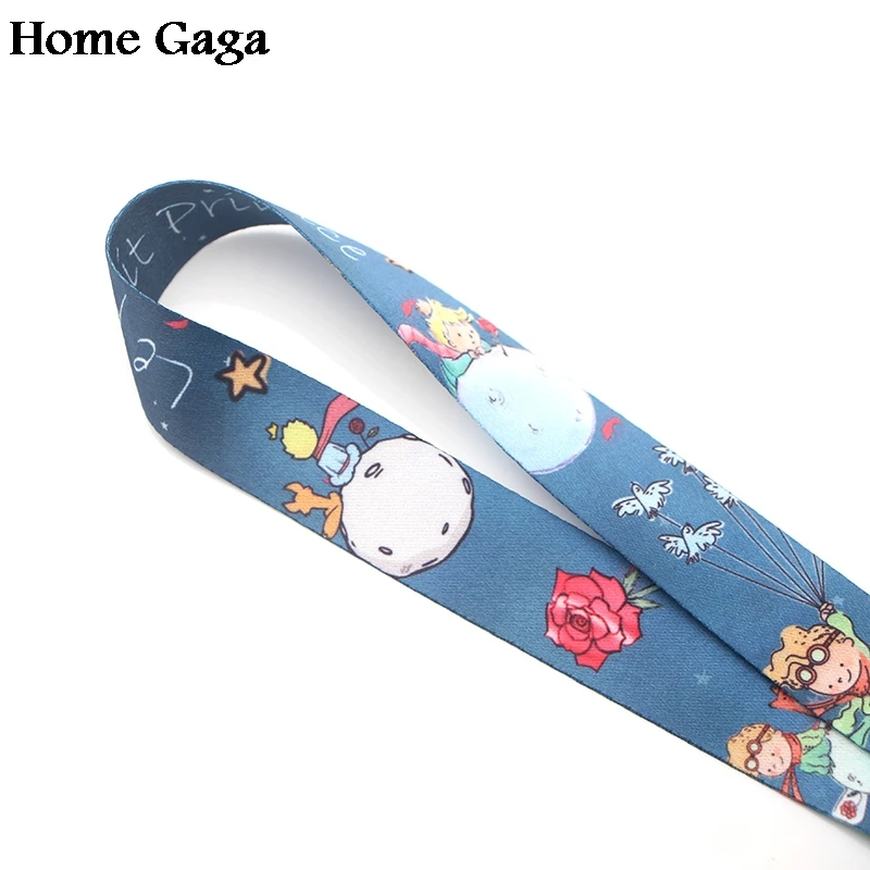 Homegaga Маленький принц мультфильм diy брелок ремешок тесьма лента шейный ремень эмблема на ткани держатель телефона Ожерелье Аксессуар D1704