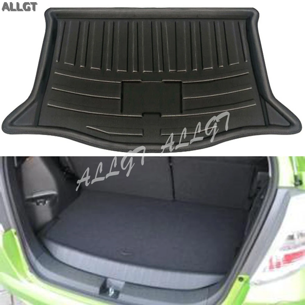 

Car Rear Trunk Mat Boot Liner Cargo Tray Floor Carpet For Honda Jazz Fit 2008 2009 2010 2011 2012 2013