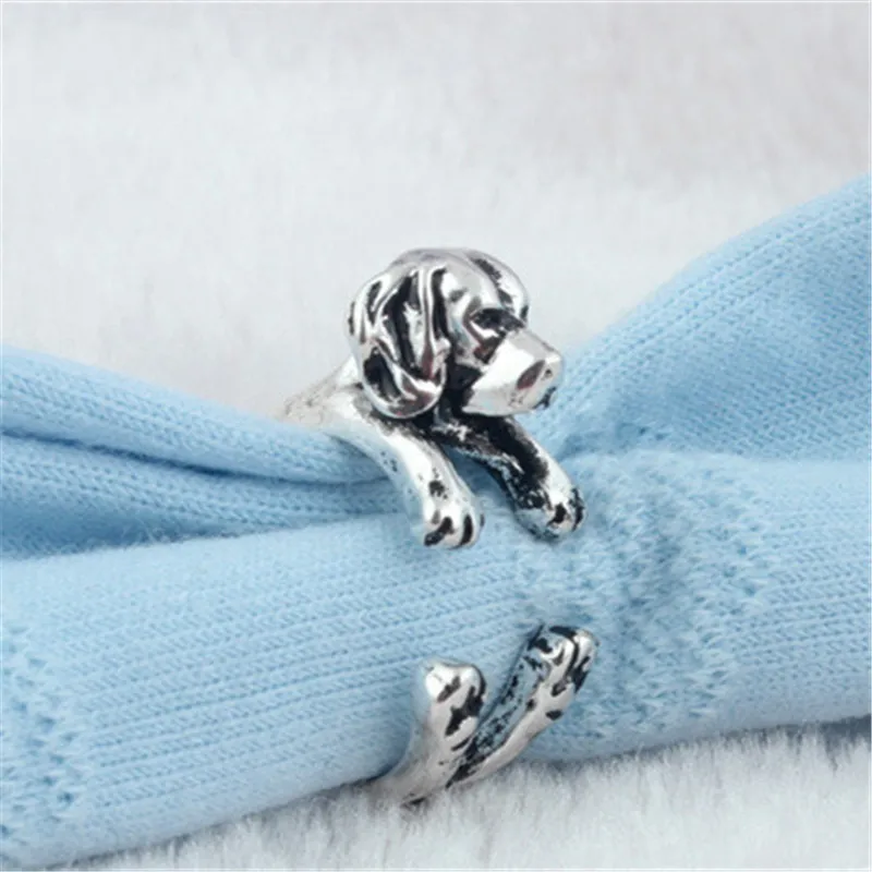 Antique-Silver-Cute-Beagle-Rings-Beagle-Dog-Puppy-Anels-Adjustable-Animal-Rings-for-Women-RONGQING-JZ (3)