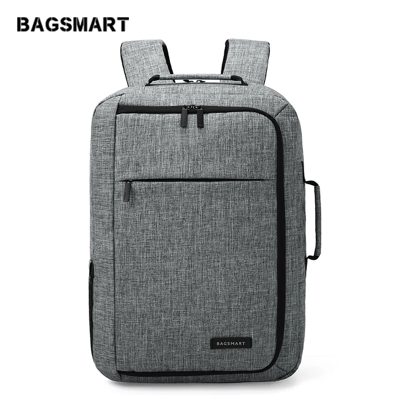 BAGSMART 15 6 дюймовый рюкзак для ноутбука деловой многофункциональный компьютерный
