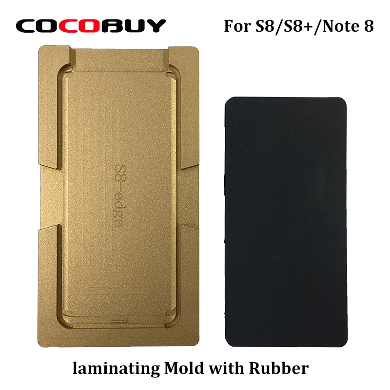 

Novecel LCD Laminating Silicone rubber mat and Alignment molds For samsung s8 s8plus OCA Positioning Screen Refurbishing