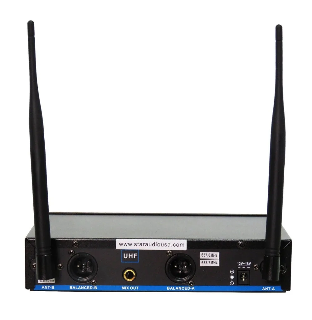 ktv wireless pa dj  hand held uhf microphone system mic