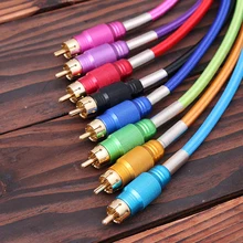 Тату клипкорд силикон 2 шт./лот тату машина зажим шнур питания тату провод кабель аксессуары для татуировки