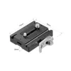 SmallRig Arca Style Quick Release Clamp and Plate ( Arca-type Compatible) For DSLR Camera Cage/Tripods -2144 ► Photo 3/6