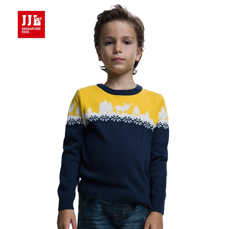 boys sweater 2015 autumn/winter fashion kids sweater cotton 100 cotton