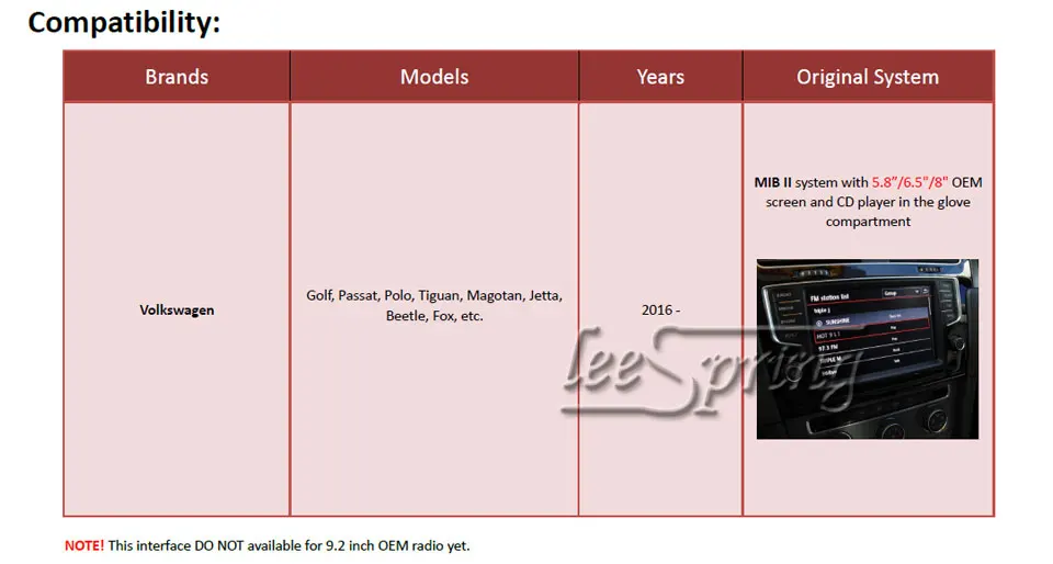 Cheap Multimedia smart car Retrofit CarPlay Integration for VW Volkswagen Magotan Passat Tiguan Touran 5.8/6.5/8inch screen 1 Cheap Multimedia smart car Retrofit CarPlay Integration for VW Volkswagen Magotan Passat Tiguan Touran 5.8/6.5/8inch screen 1
