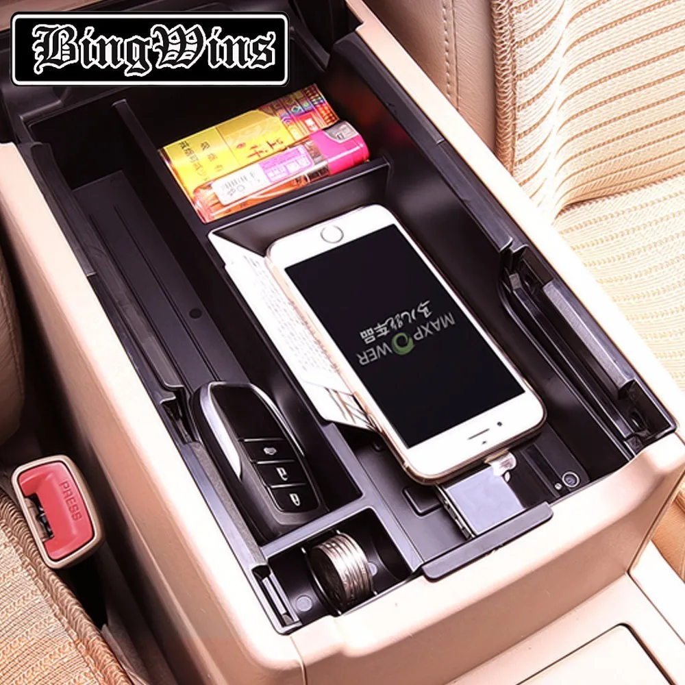 

BING WINS Central Storage Pallet Armrest Container Box For Toyota Camry 2012 2013 2014 2015 2016 2017