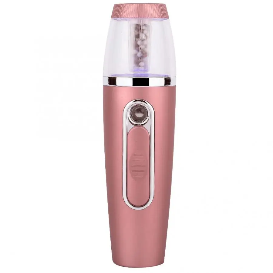 30 мл миниатюрный опрыскиватель удобный распылительный паровой аппарат для лица машина для увлажнения лица увлажнение освежающий USB салон красоты - Цвет: pink