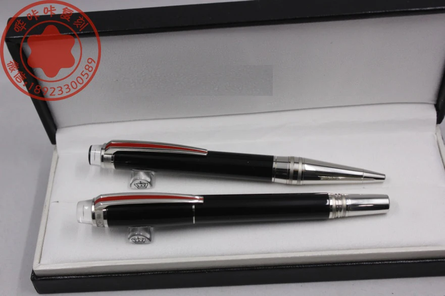 

Wakaka Pen Starwalker Urban Speed Extreme Resin Black Silver Red Clip Roller pen Ballpoint Pen 112681
