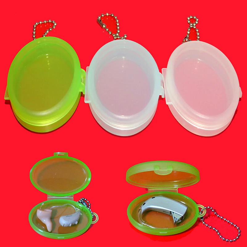 

Plastic Hearing Aid Case Storage Bag Box for Hearing Aids Earbuds Random for Hearing Aids Earbuds or Headphones Headsets