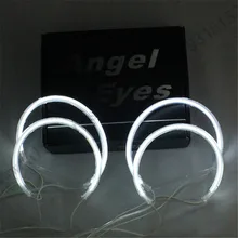4 шт. НОВЫЙ белый яркий Комплект CCFL Angel Eyes Halo Кольца Фар 6000 К ксеноновые белый без ксенона проектор CCFL Angel Eyes Для BMW E46