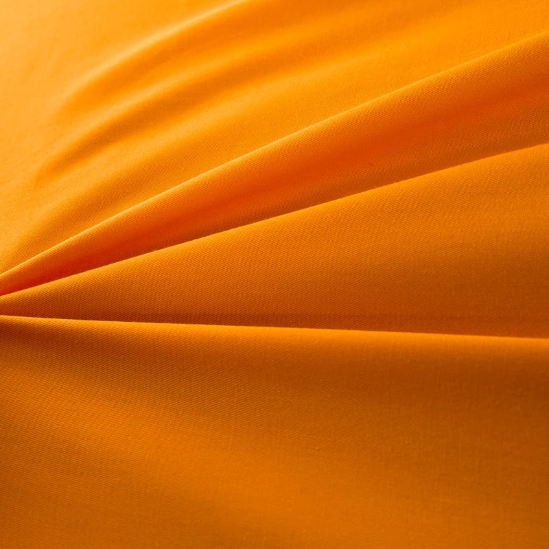 Один пододеяльник orange желтого цвета из флиса и хлопка в двух сторонняя