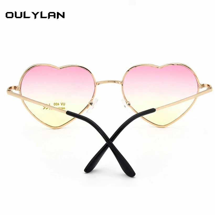 Калейдоскоп, очки, сердце, светоотражающие солнцезащитные очки, женские очки в форме солнца, любовь, модные женские солнцезащитные очки, металлическая оправа, очки