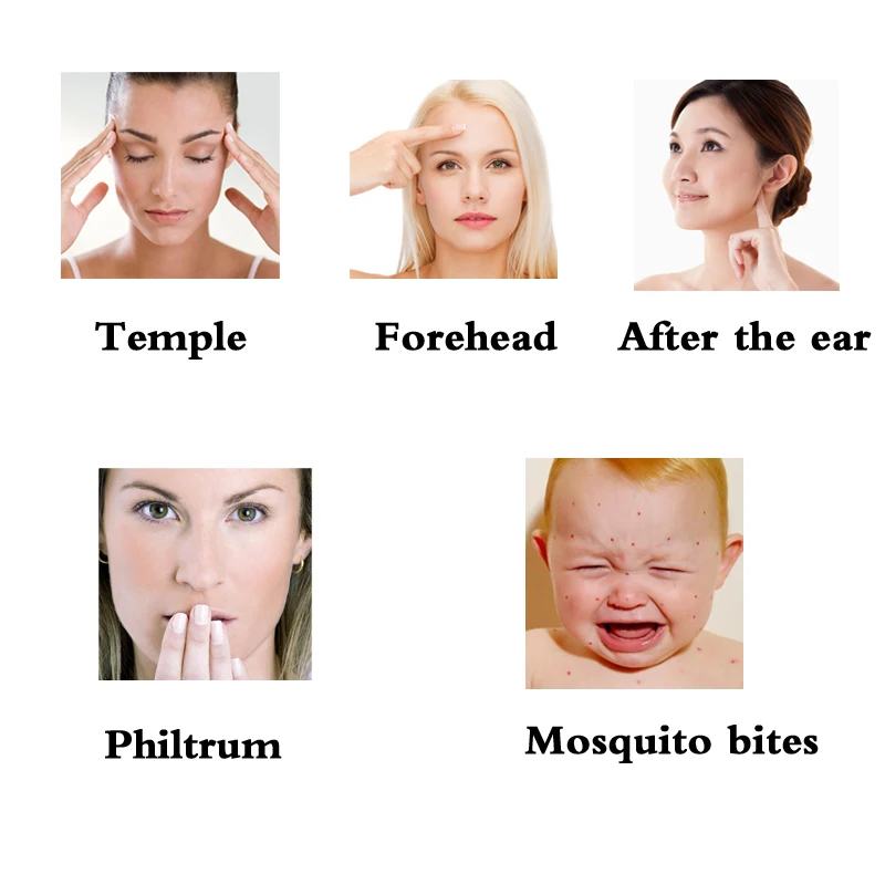 5 шт. Fengyoujing мята чистые эфирные масла подходит для против комаров укачивания мигрень лечение головной боли массажное масло