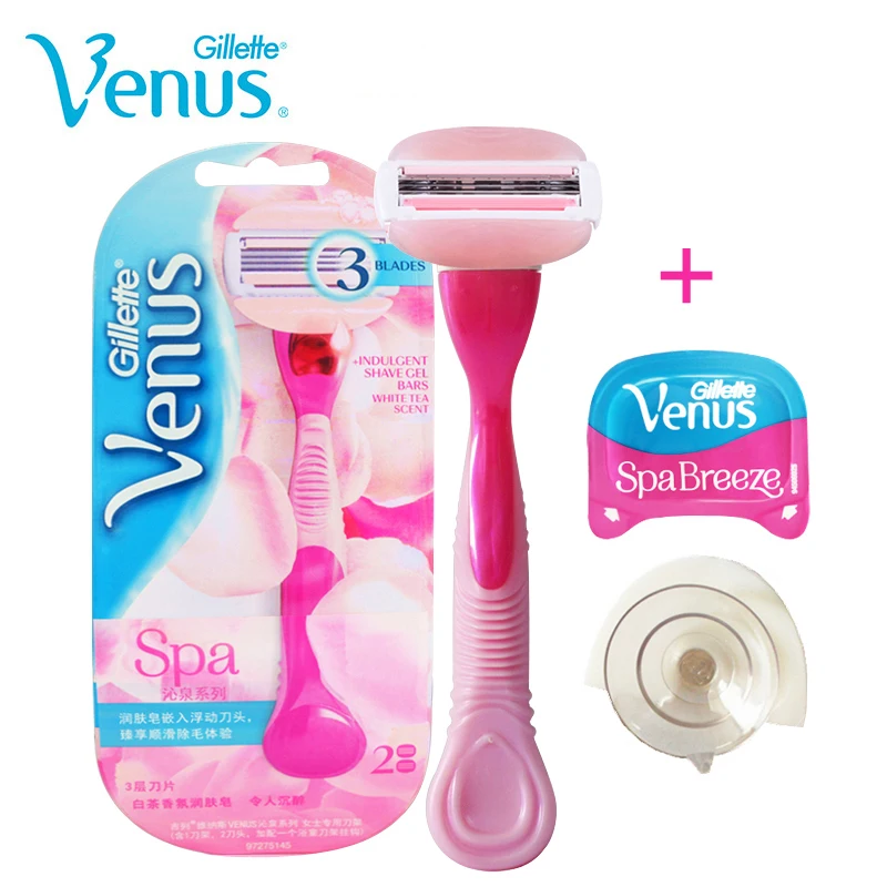 Gillette Venus Spa Breeze Shaving Razor blades 1 PCS for Women safety