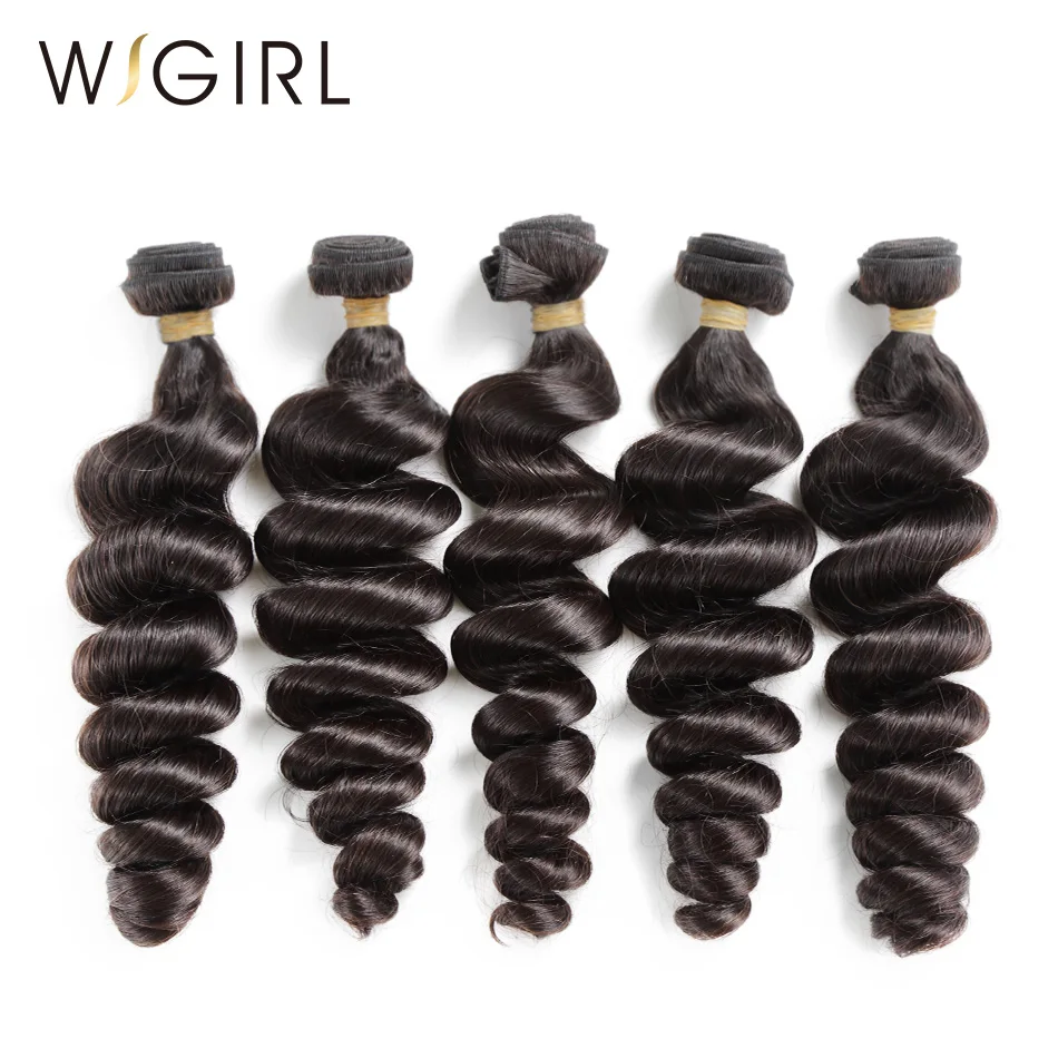 

Wigirl Hair Loose Wave 10Pcs/Lot 8-28 inches Peruvian Remy Hair Weave Bundles Wholesale Hair bundles Wefts Free Shipping