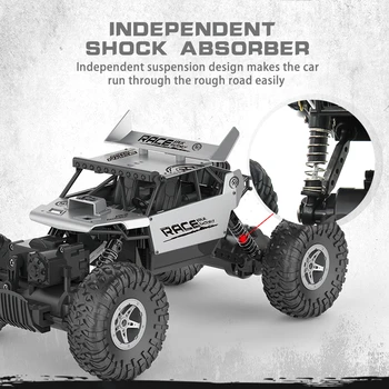 

Scale Remote Control Car 2.4G 4wd hobby RC Rock Crawler Buggy Car with LED Remote climbing car