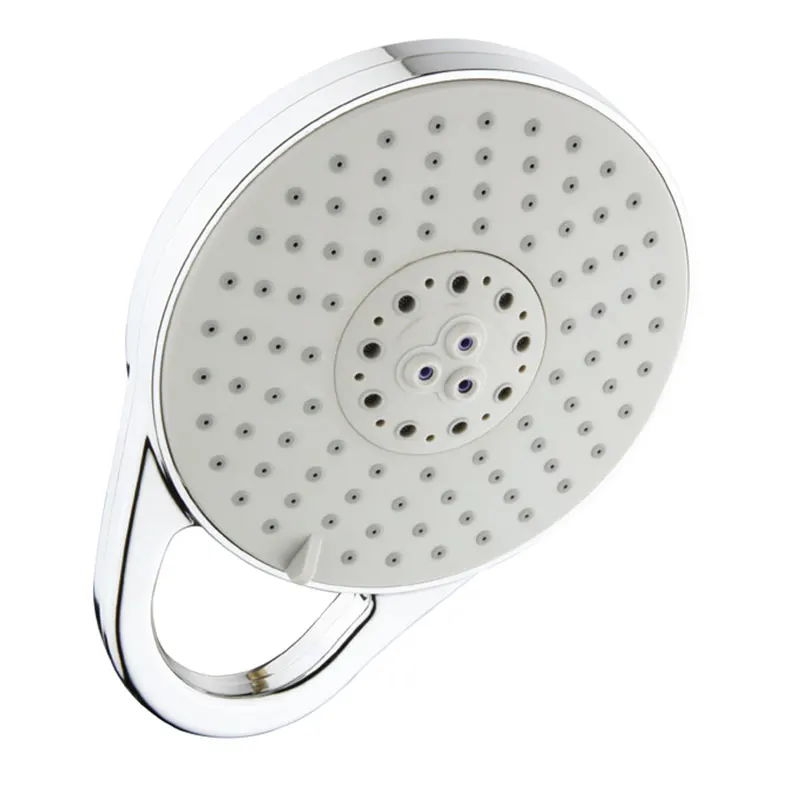 3 Function High Quality 5.9" Power Shower Jet Heads ABS Plastic Body