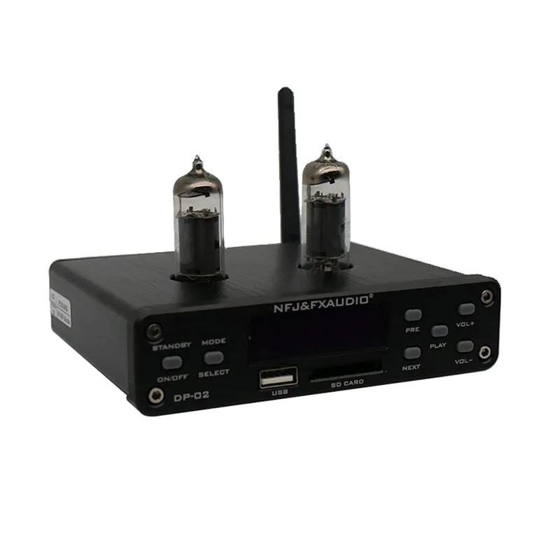 Lusya DP-02 Bluetooth 4.0 HiFi 6k4 Tube Amplifier Portable preamplifier audio board U disk SD card input