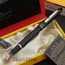 Авторучка Средний GLOSS PICASSO 608 глянцевый черный и серебристый с оригинальной коробкой