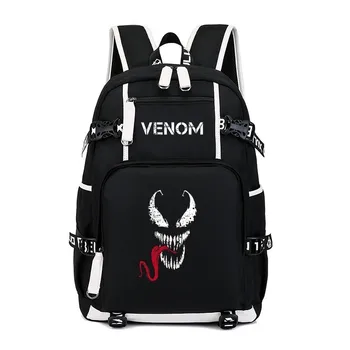 

Supervillain Venom Backpacks School Bags Kids Teens Shoulder Travel Laptop Bags New
