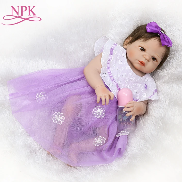 NPK reborn виниловая кукла мягкая на ощупь очень красивый подарок для ваших детей