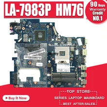 LA-7983P для lenovo Ideapad G780 для lenovo QIWG7 LA-7983P HM76 PGA989 DDR3 8 видео чипы Материнская плата Тест