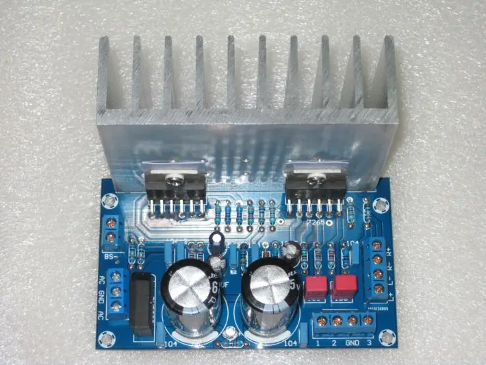Fannyda pure post stage PCB пустая плата TDA7265 2 1 канальная Плата усилителя мощности|Печатные