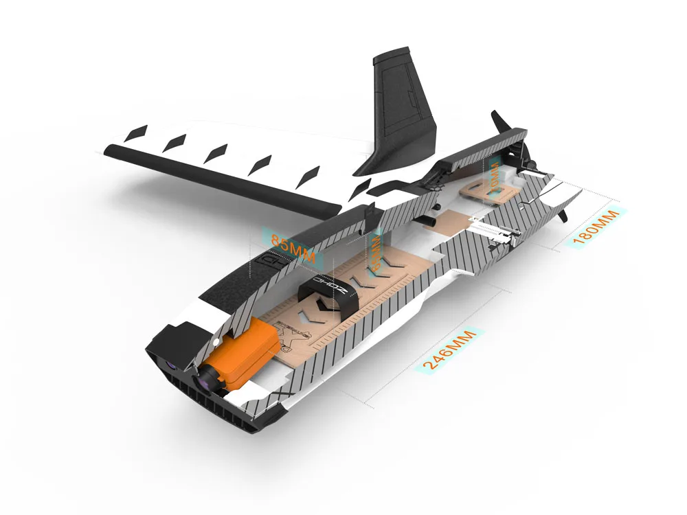 Новое поступление ZOHD Дротика XL Экстрим 1000 мм размах крыльев BEPP FPV Самолет RC самолет PNP светильник вес летающее крыло уличные игрушки