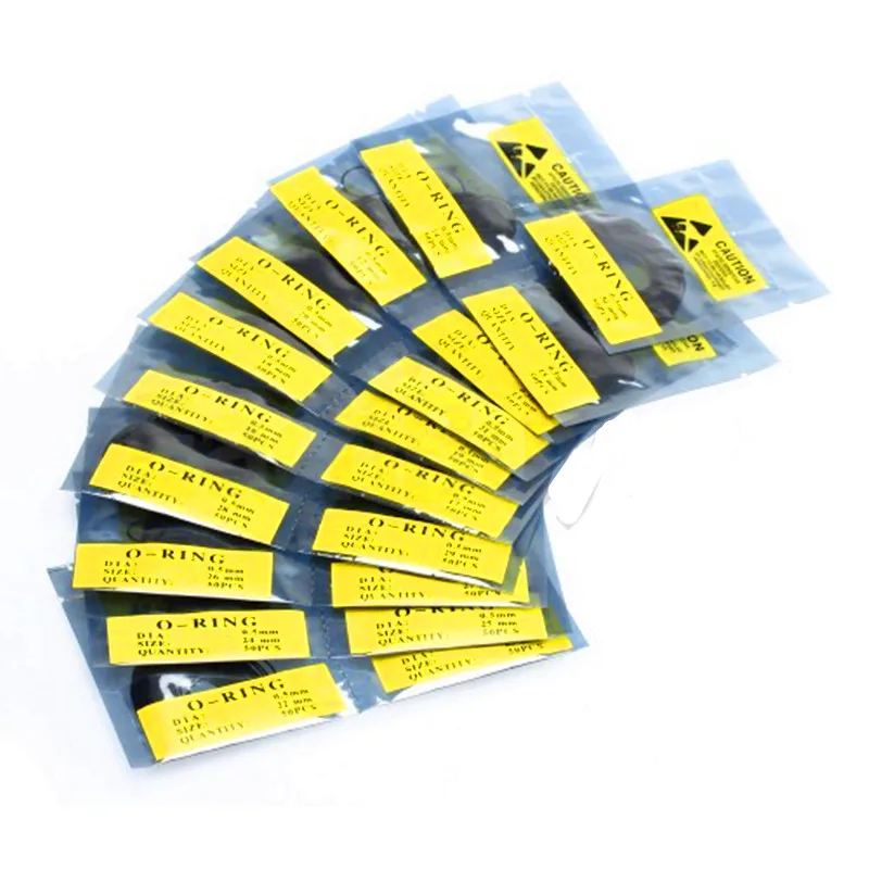 

WA015 50pcs 19model Watch O Ring Gasket Seal Rubber Washer Set Black Waterproof for Watchmaker Watch Repair Tool