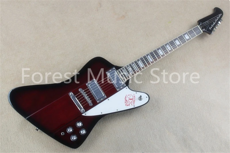 

Custom Shop Vintage Cherry Glossy Finish Suneye Firebird Guitar Electric With Chrome Hardware Free Shipping