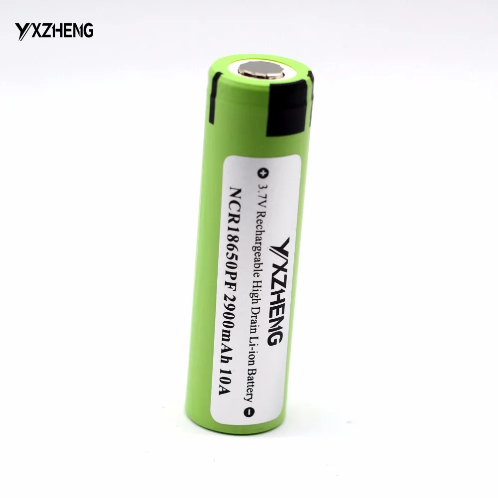 

NCR18650PF 3.7V 2900mAh Rechargeable Battery Li-ion 10A Discahrge flat top