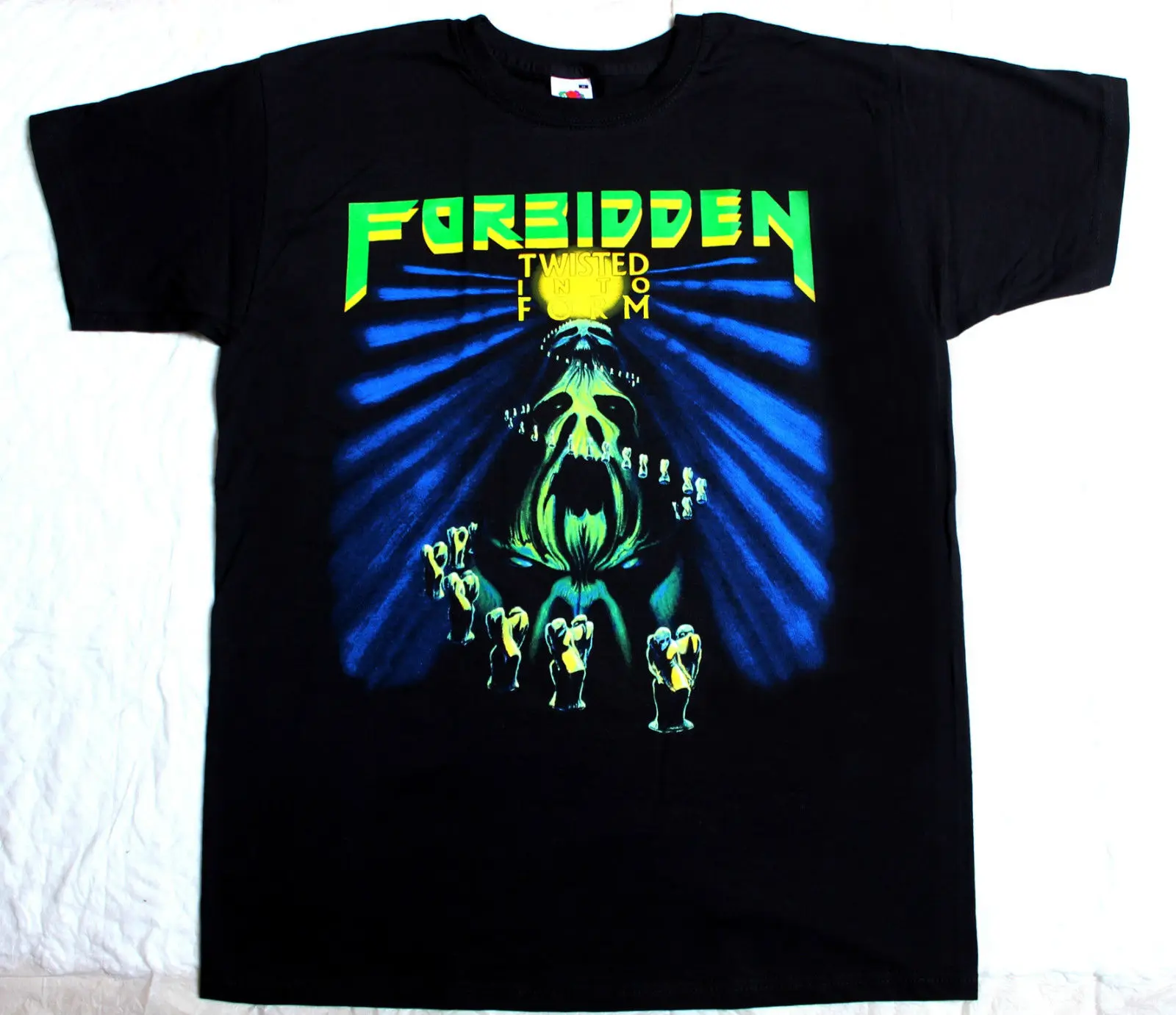 Forbident TWISTED INTO FORM➐ трэш-группа SLAYER VIO-LENCE Новая Черная футболка с принтом забавная