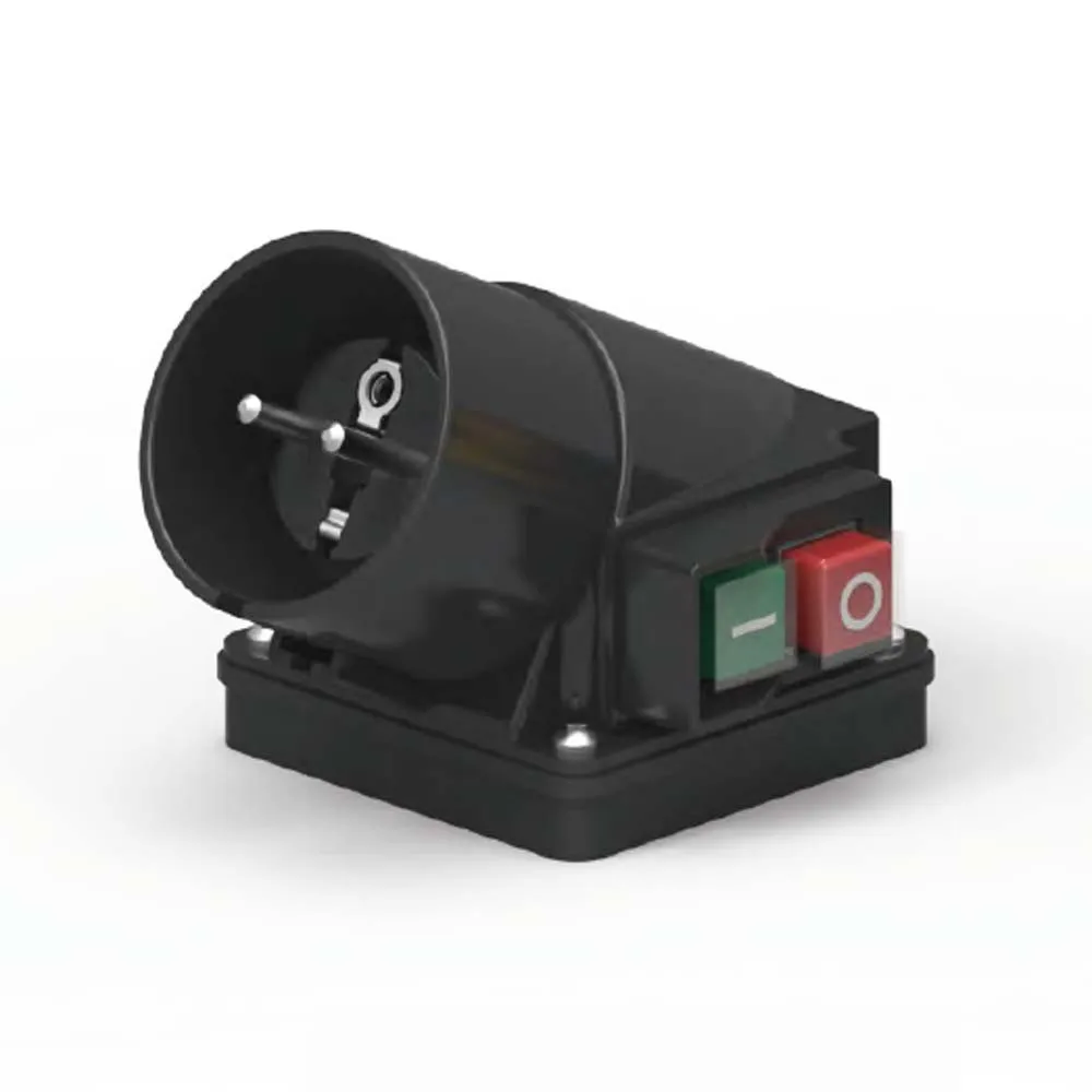 KOA5L 2P+E 250V 16A Switch plug Combination ON OFF Push Button Switches