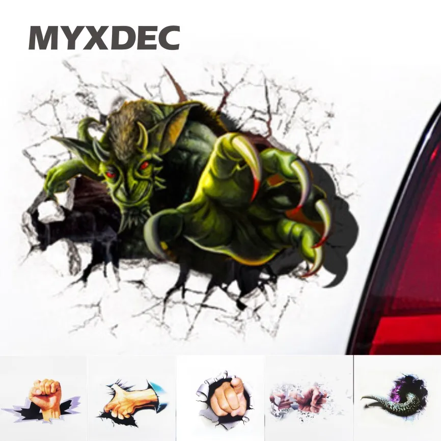 

Multi style 3D Simulation Car Styling Monster stickers Black hole Snake Car Sticker Motorcycle Car Accessories Tail sticker