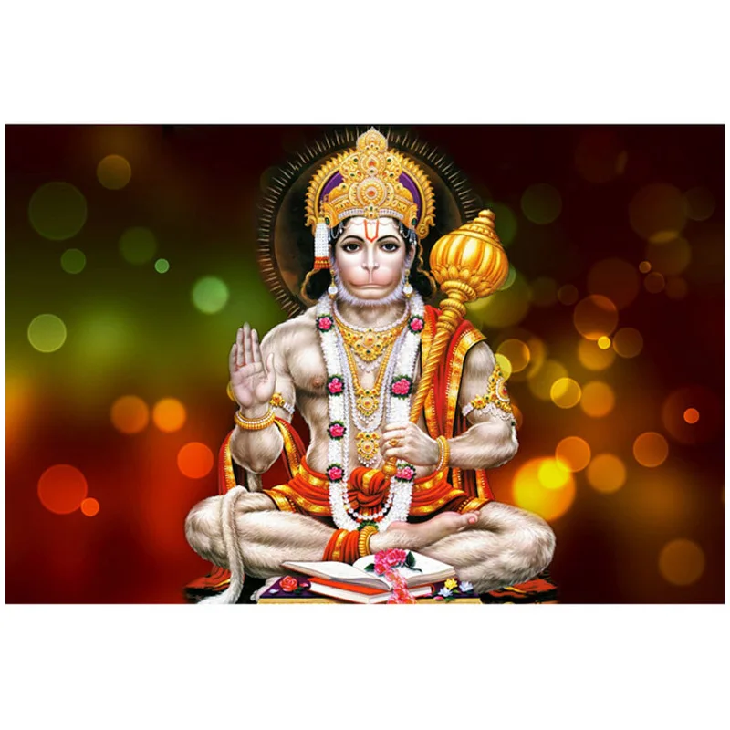 Алмазная 5d Вышивка God hanuman мозаика сделай сам вышивка крестиком картины с номером