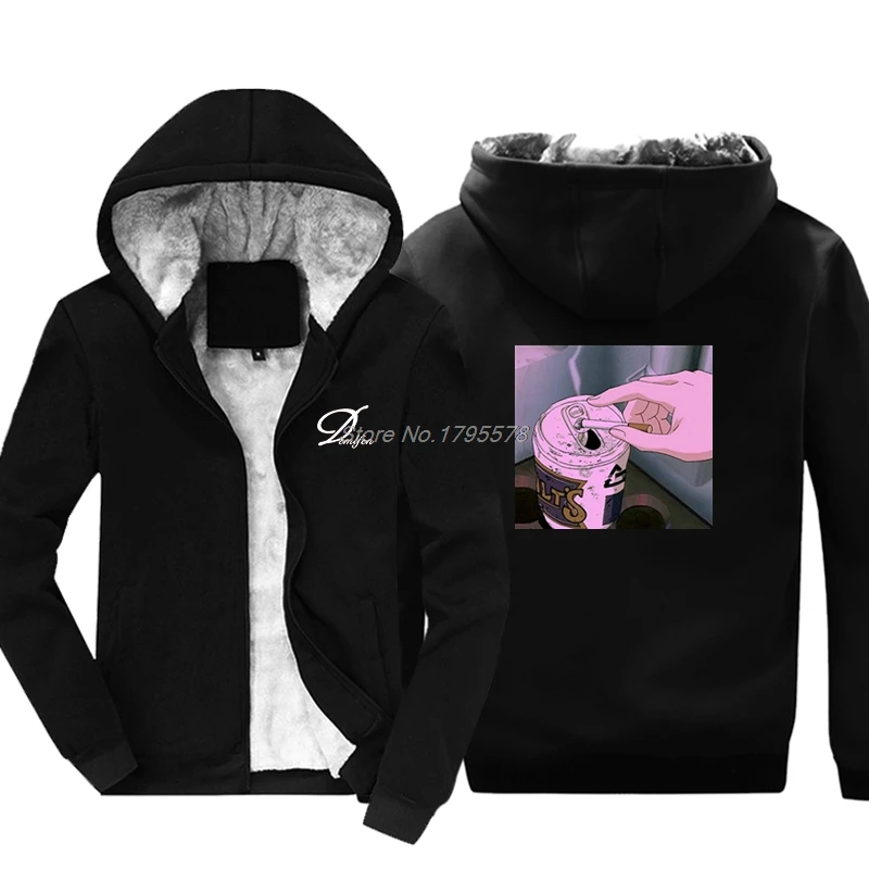 vaporwave anime hoodie