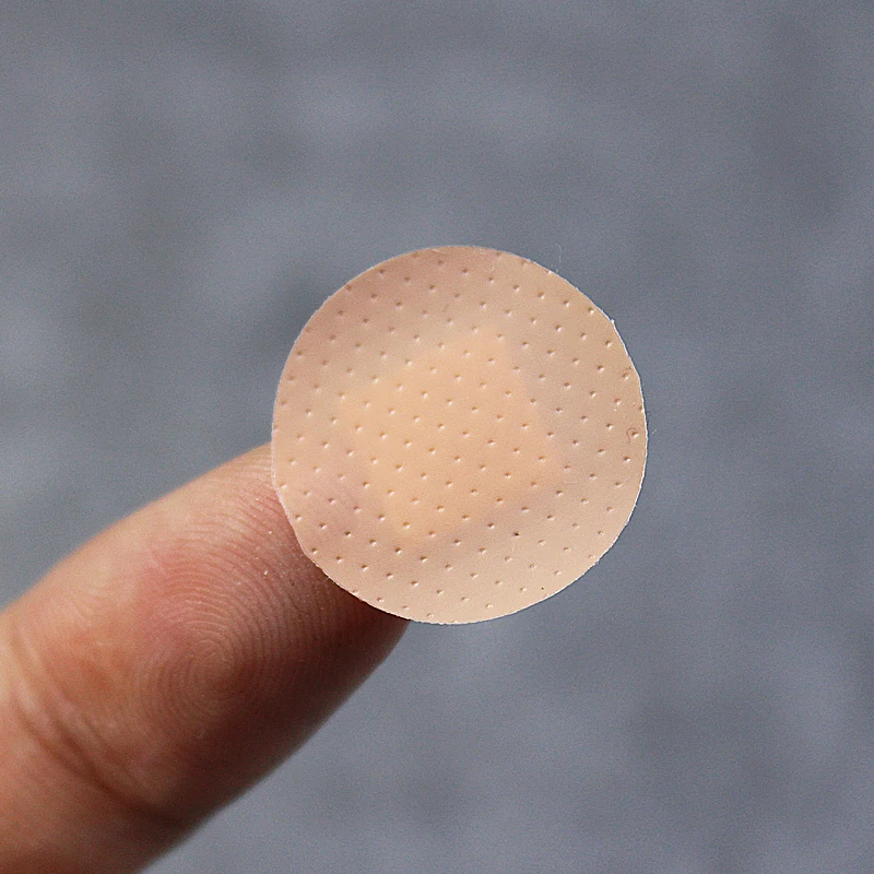 100 pcs Mini Round Band-Aid Cute Breathable Hemostasis Skin Color Band-Aids For Small Area Use Household First Aid supplies (2)