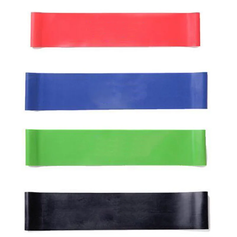 4PCS Set Elastic Resistance Bands Workout Rubber Loop For font b Fitness b font Gym Strength
