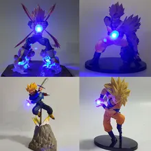 Dragon Ball Z Vegeta Goku Gohan Father Son PVC Model Action Figures Dragon Ball Super Saiyan