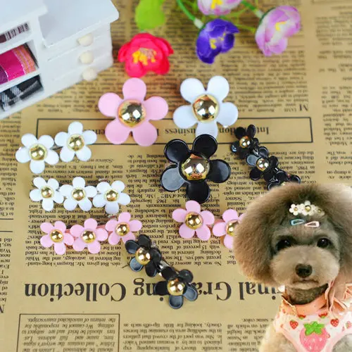

5069# Pet Supplies Dog Accessories Flower Pet Hair Clips Dog Hair Clips Princess Doggie Boutique Hot Sale 1PC
