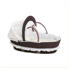 Ручная вязка, портативная детская кроватка, многофункциональная, мягкая, дышащая, на открытом воздухе, для путешествий, машины, детская колыбель, кровать, протектор для детей