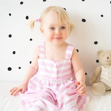 Мини-Нарисованные В Горошек Наклейки на стены, Декор для детской комнаты, современные необычные пятна, виниловые художественные наклейки, украшение для дома, детской комнаты