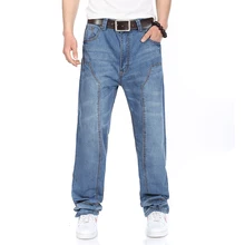 Plus Size font b Mens b font Fashion Patch font b Jeans b font 4 Seasons
