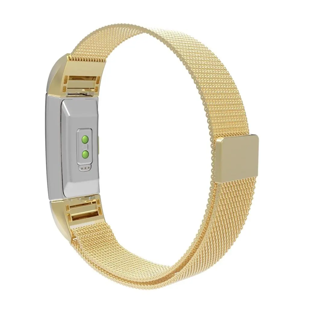 Сменный ремешок SENBONO Milanese из нержавеющей стали для смарт браслета Fitbit Charge
